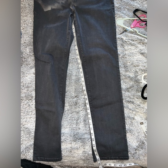 NYDJ Women’s Slim Fit Dark Gray Jeans - Size 14 - Picture 5 of 5